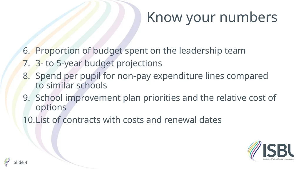 Financial planning and value for money Stephen - slide 4 of 32