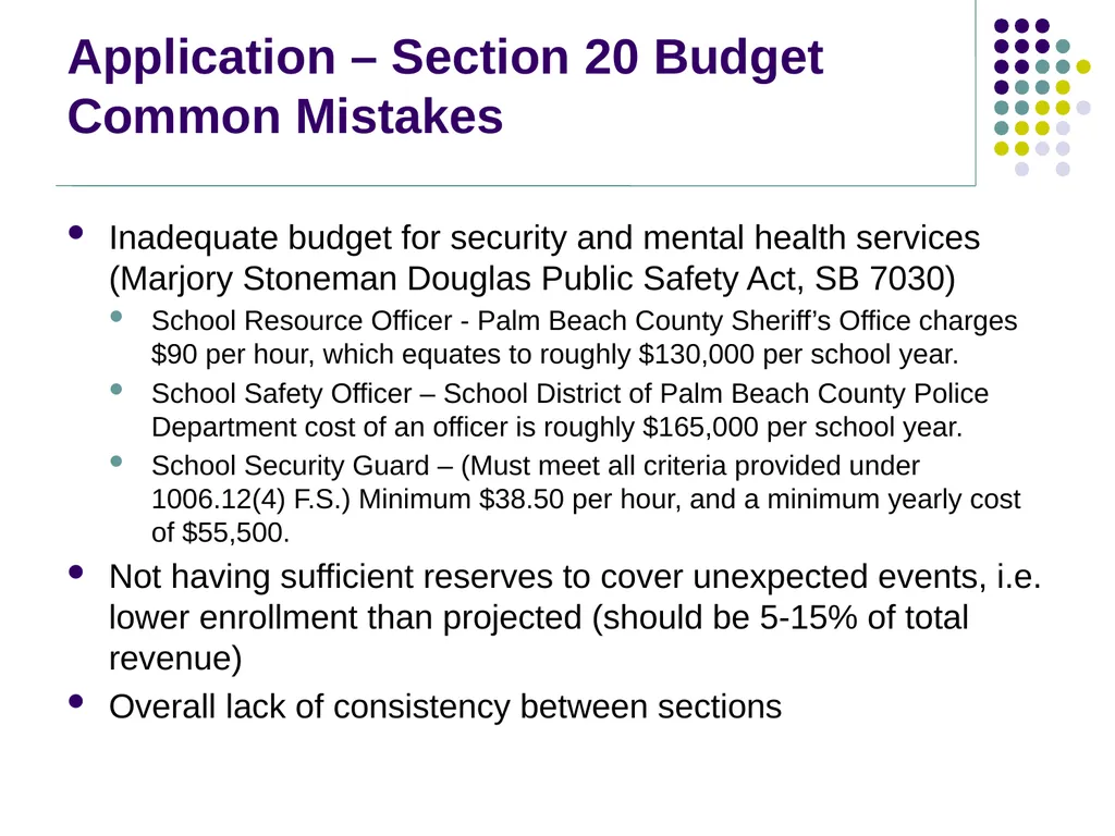 Finance/Budget Information & Guidance for New - slide 8 of 16
