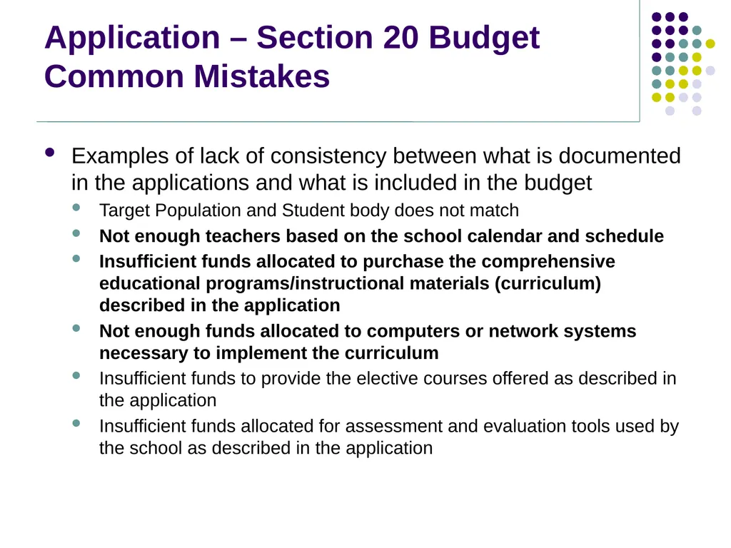 Finance/Budget Information & Guidance for New - slide 9 of 16