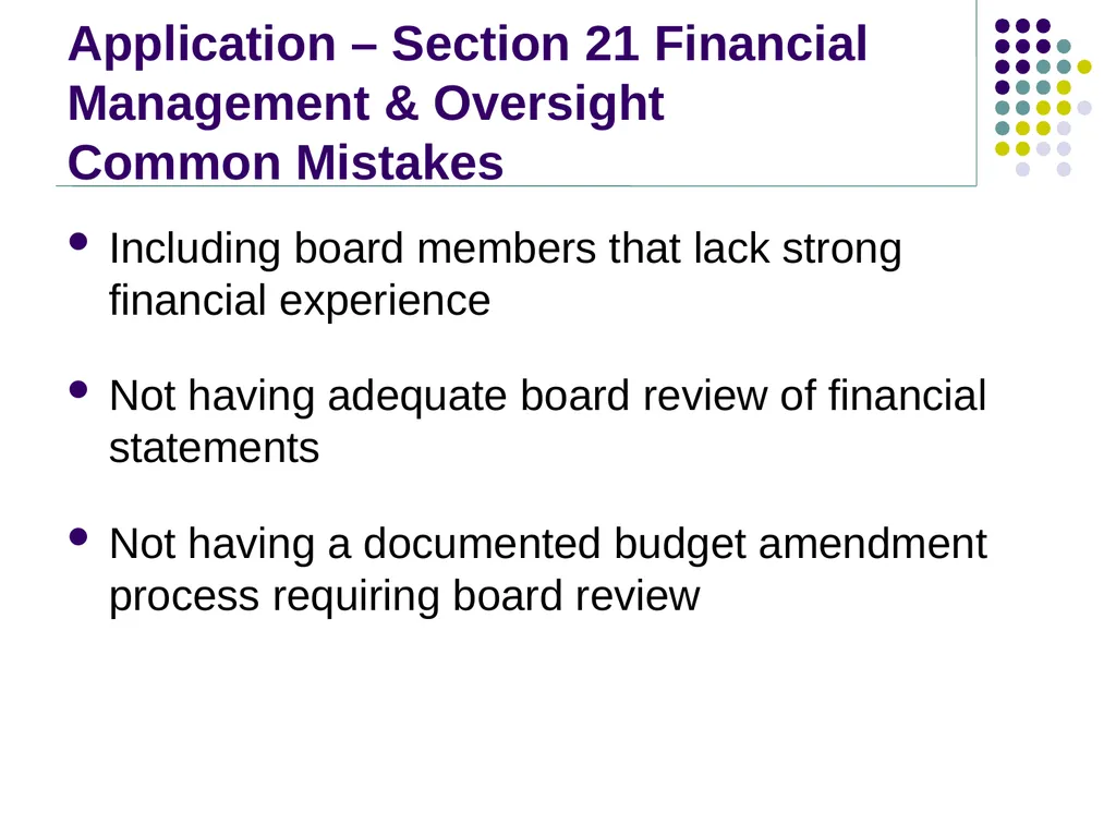 Finance/Budget Information & Guidance for New - slide 12 of 16