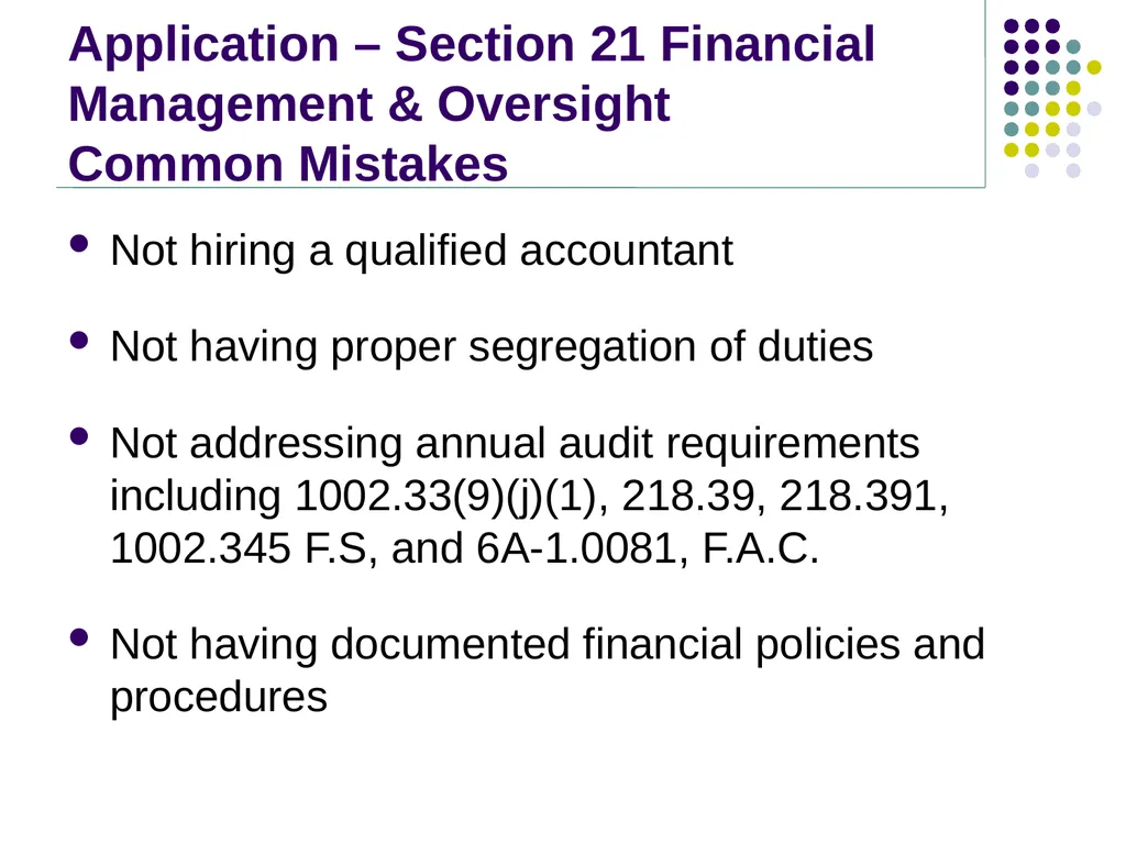 Finance/Budget Information & Guidance for New - slide 13 of 16