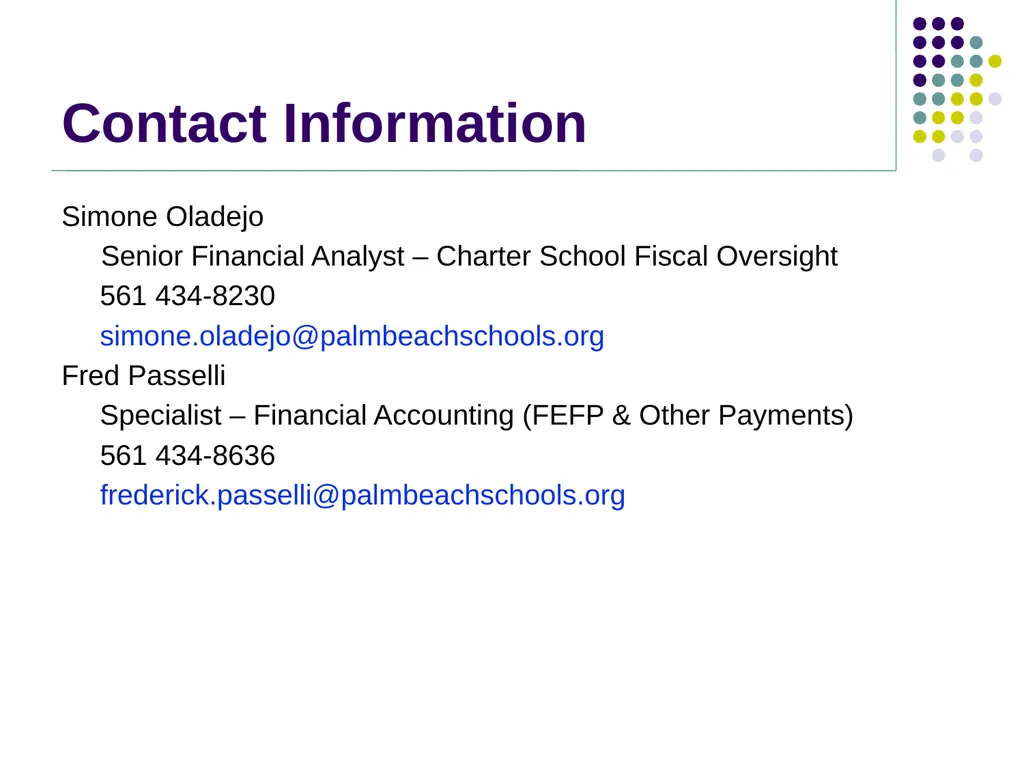 Finance/Budget Information & Guidance for New - slide 16 of 16