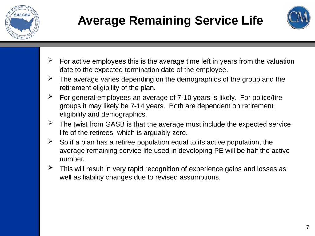 2013 SALGBA Regional Conference Change in GASB - slide 7 of 45