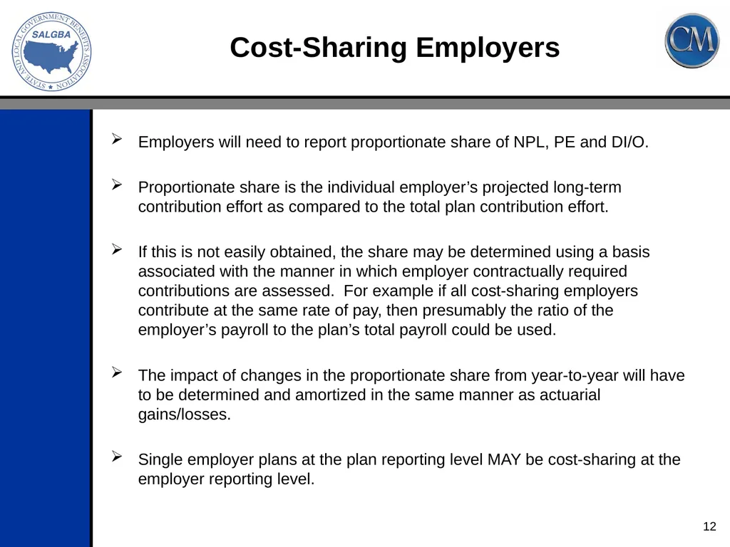 2013 SALGBA Regional Conference Change in GASB - slide 12 of 45