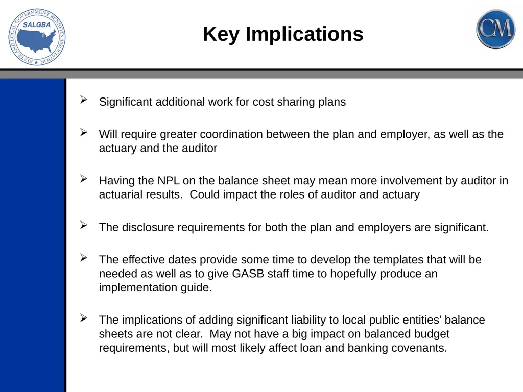 2013 SALGBA Regional Conference Change in GASB - slide 19 of 45
