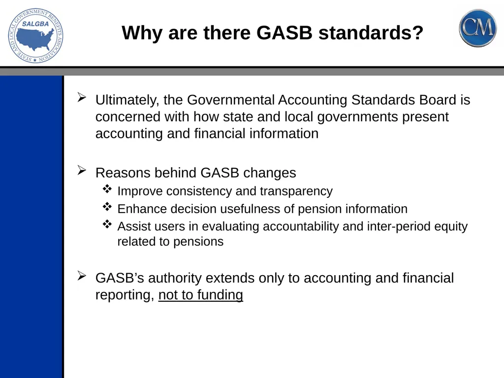 2013 SALGBA Regional Conference Change in GASB - slide 2 of 45