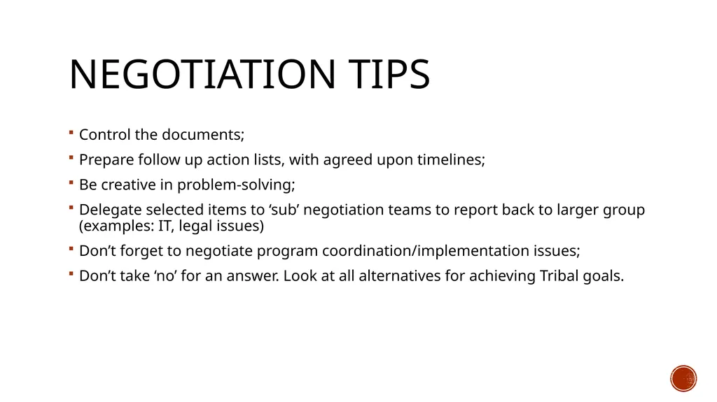 Developing an action or project plan planning for - slide 44 of 56