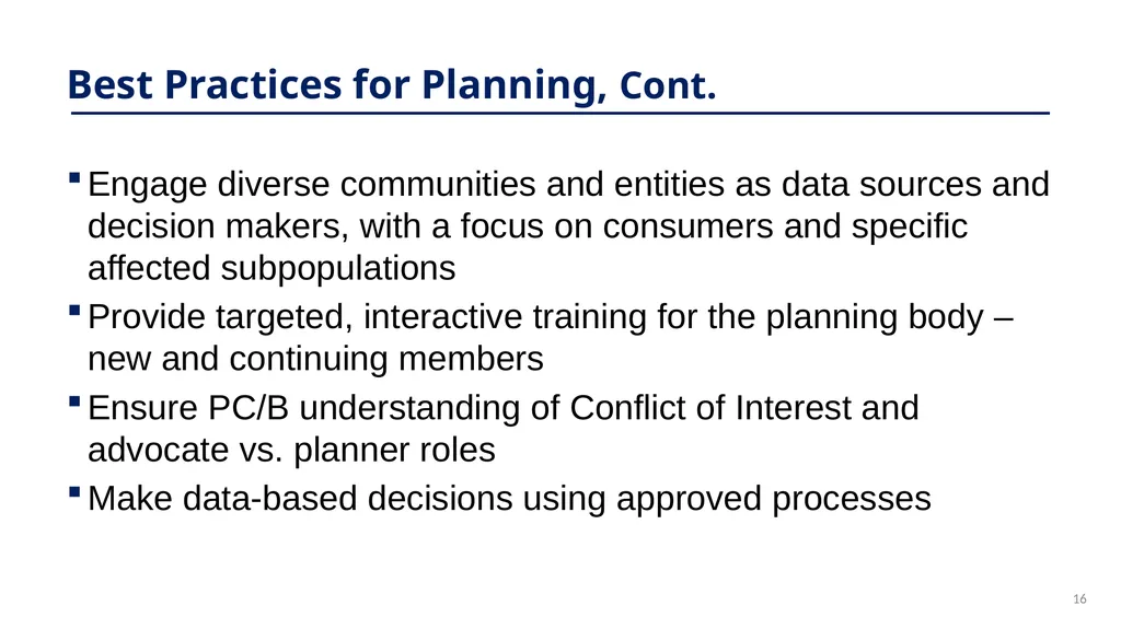 Planning 101: Model Training Session on The Ryan - slide 16 of 56