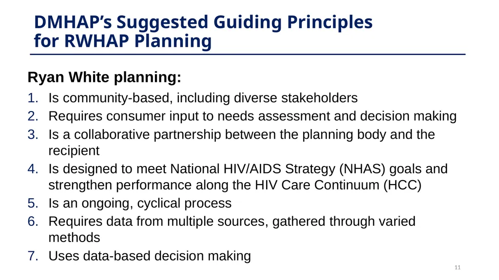 Planning 101: Model Training Session on The Ryan - slide 11 of 56