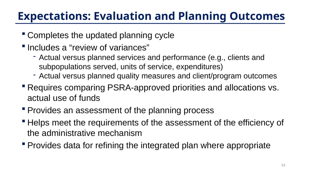 Planning 101: Model Training Session on The Ryan - slide 53 of 56