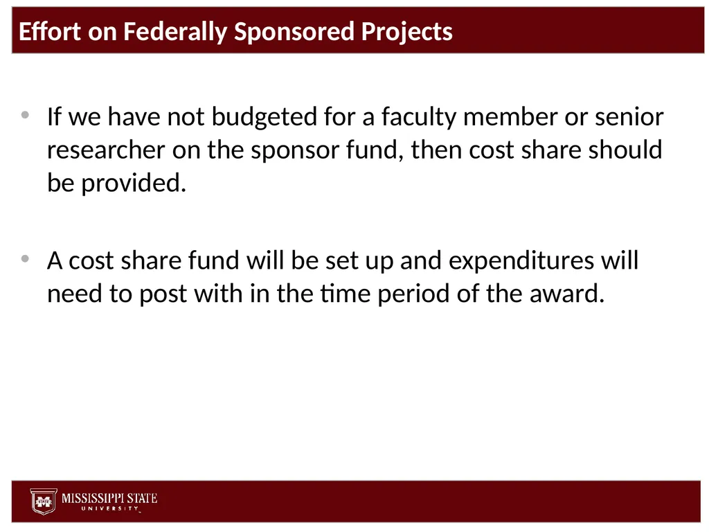 Cost Share Office of Research and Economic - slide 52 of 57