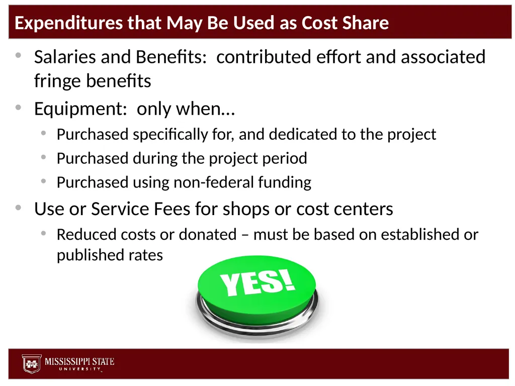 Cost Share Office of Research and Economic - slide 31 of 57