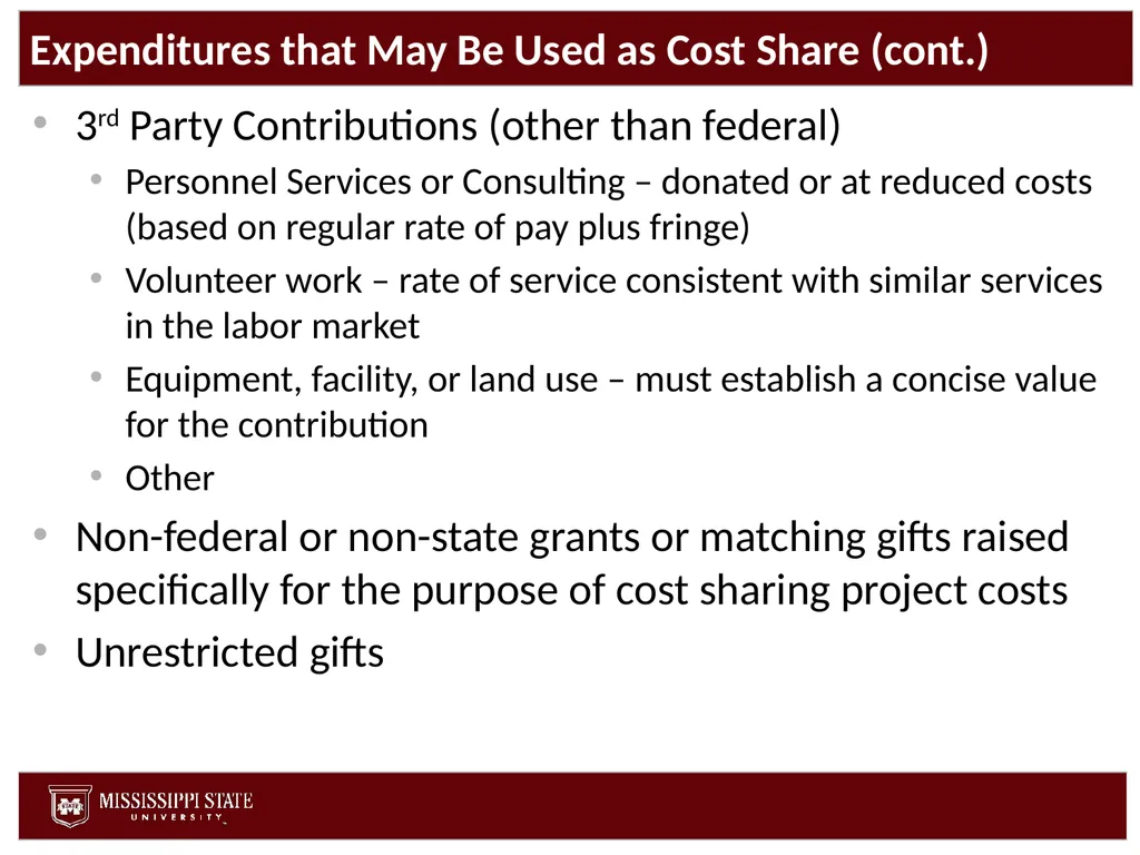 Cost Share Office of Research and Economic - slide 33 of 57