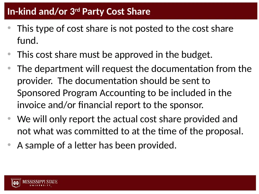 Cost Share Office of Research and Economic - slide 53 of 57