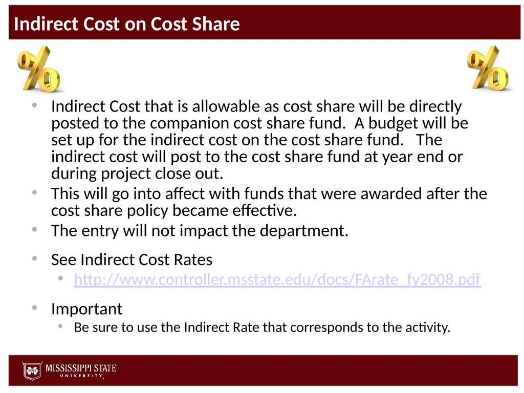 Cost Share Office of Research and Economic - slide 50 of 57