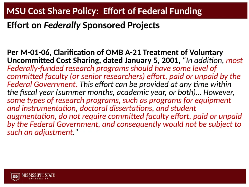 Cost Share Office of Research and Economic - slide 20 of 57