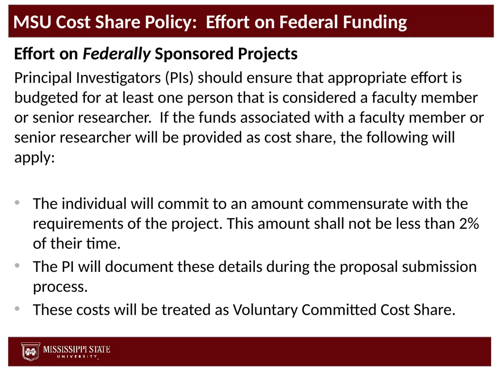 Cost Share Office of Research and Economic - slide 21 of 57