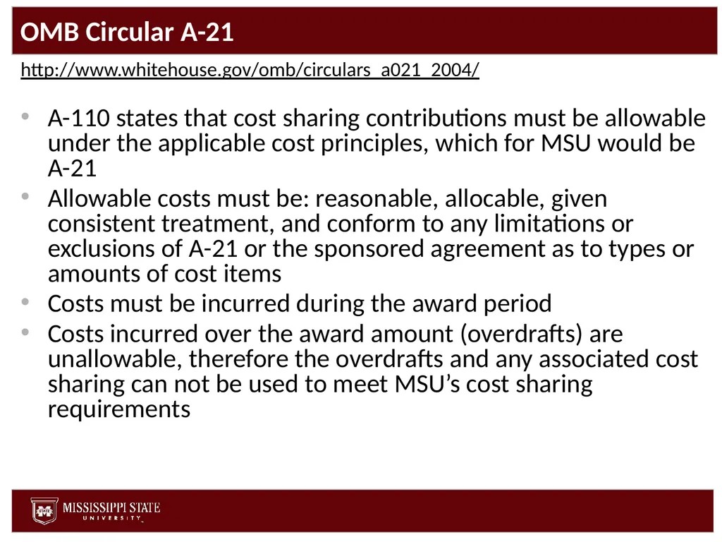Cost Share Office of Research and Economic - slide 16 of 57