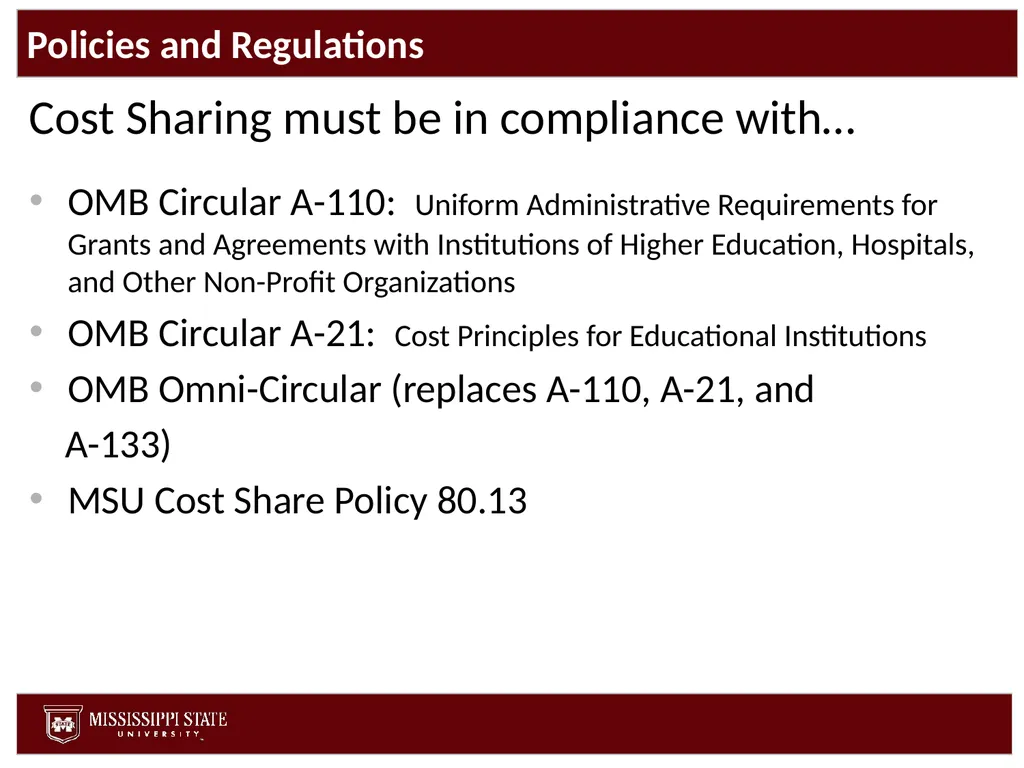 Cost Share Office of Research and Economic - slide 14 of 57