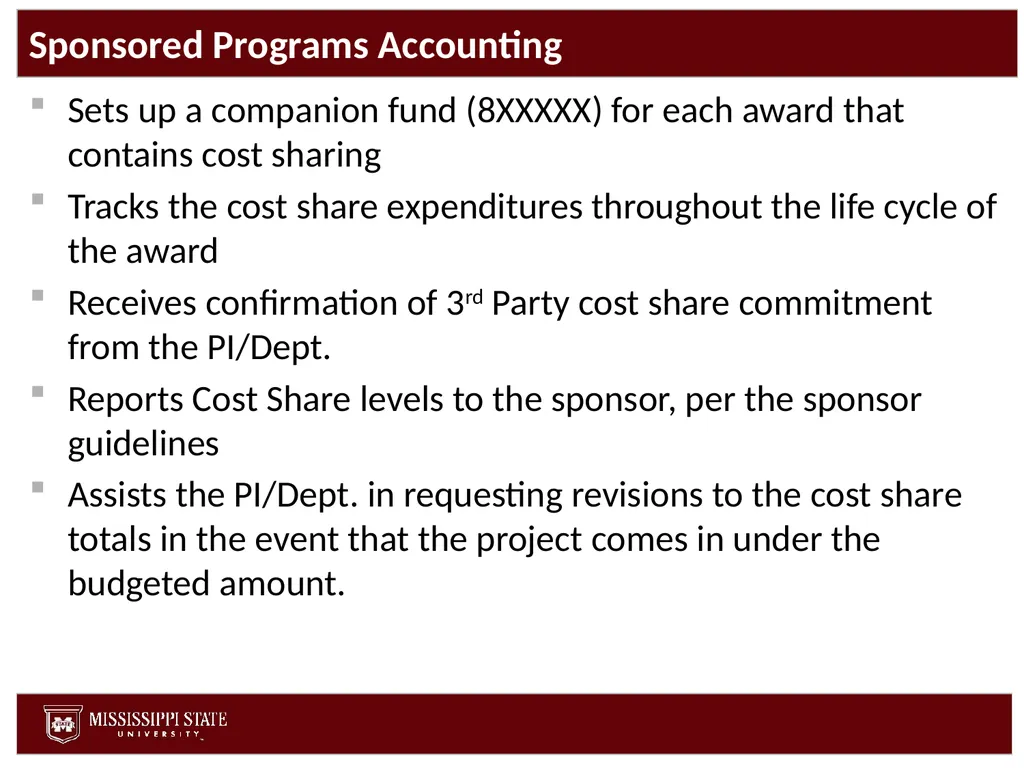 Cost Share Office of Research and Economic - slide 46 of 57