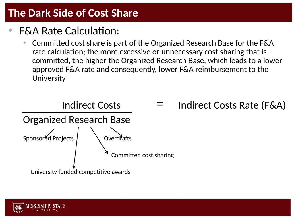 Cost Share Office of Research and Economic - slide 22 of 57