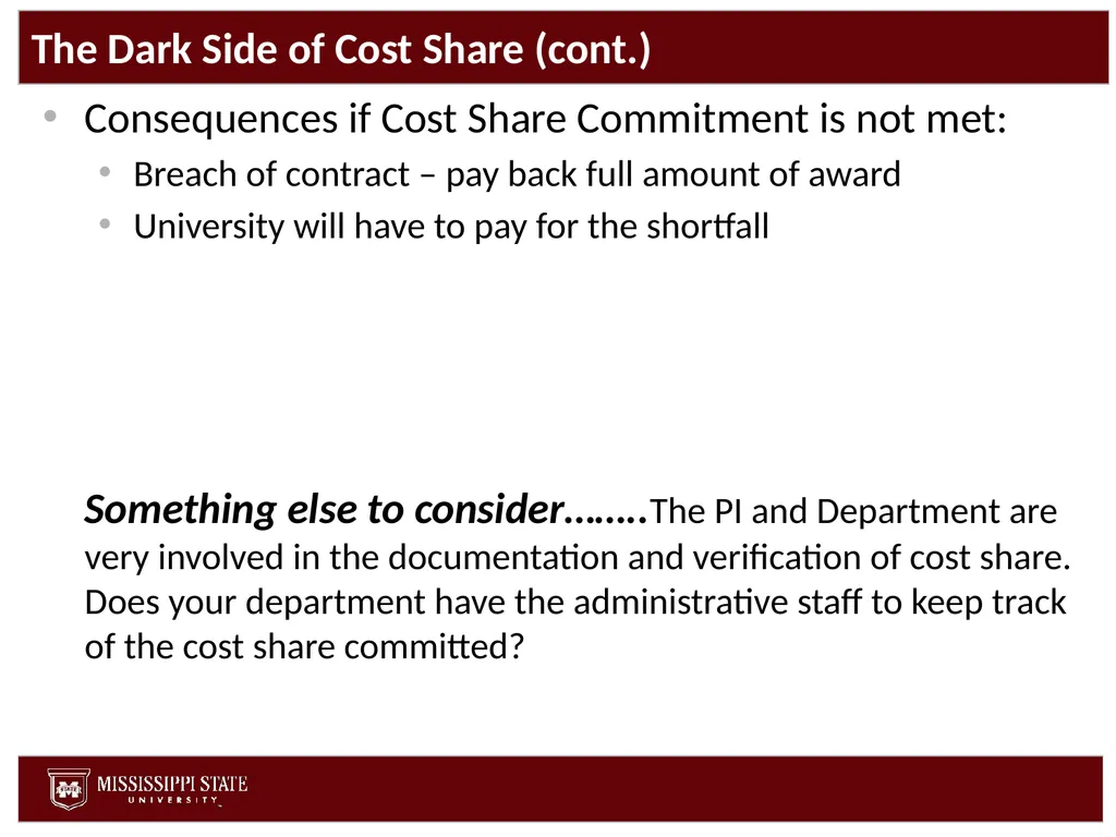 Cost Share Office of Research and Economic - slide 24 of 57