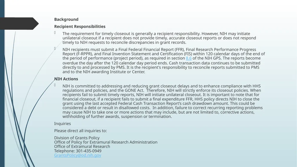 Research Administration Forum Tuesday, February 6, - slide 47 of 58