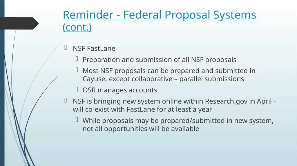 Research Administration Forum Tuesday, February 6, - slide 58 of 58