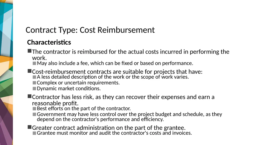 Contract Types OCTOBER | 2023 HUD TECHNICAL - slide 16 of 38