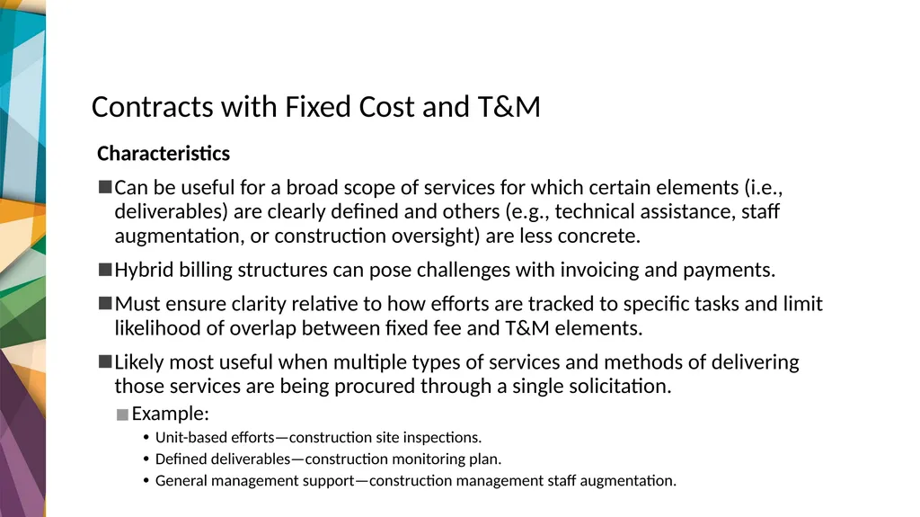 Contract Types OCTOBER | 2023 HUD TECHNICAL - slide 26 of 38