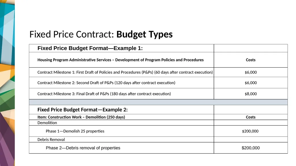 Contract Types OCTOBER | 2023 HUD TECHNICAL - slide 10 of 38