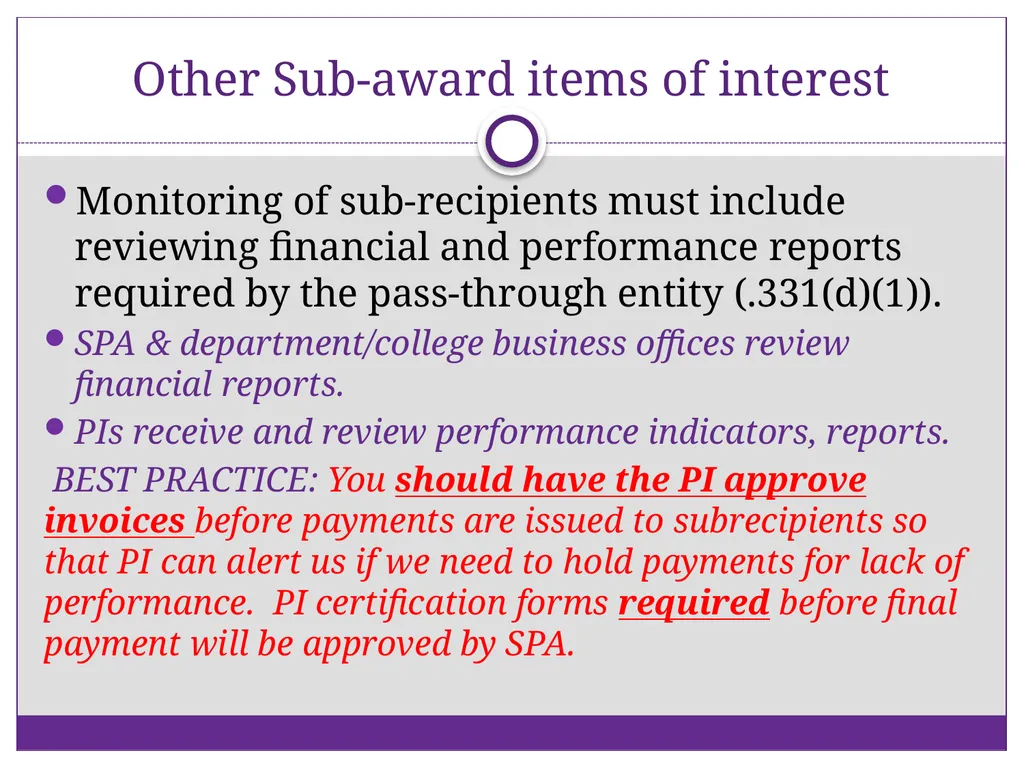 2 CFR Part 200 – Uniform Administrative - slide 17 of 25