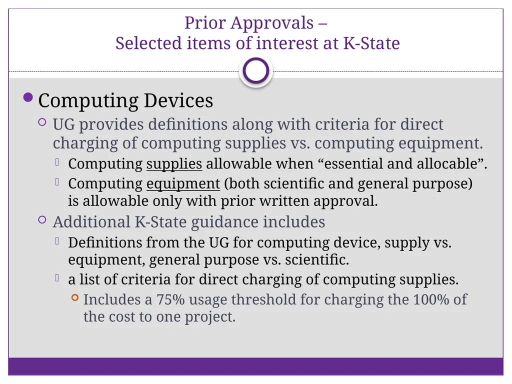 2 CFR Part 200 – Uniform Administrative - slide 12 of 25