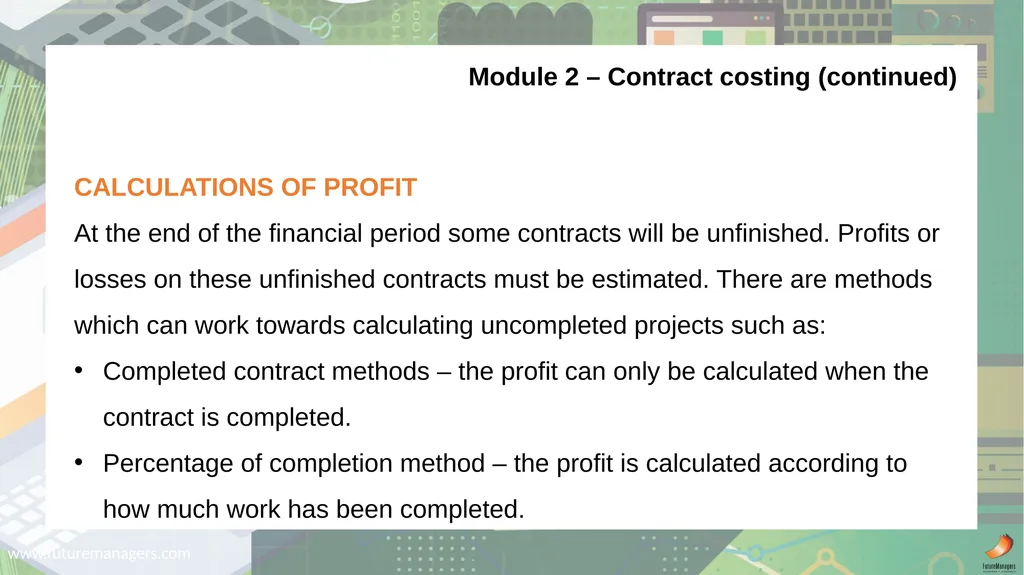Cost and Management Accounting N6 - slide 13 of 31