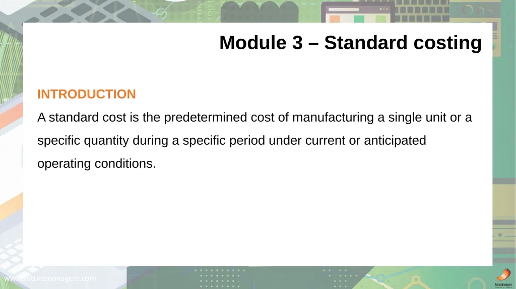 Cost and Management Accounting N6 - slide 16 of 31