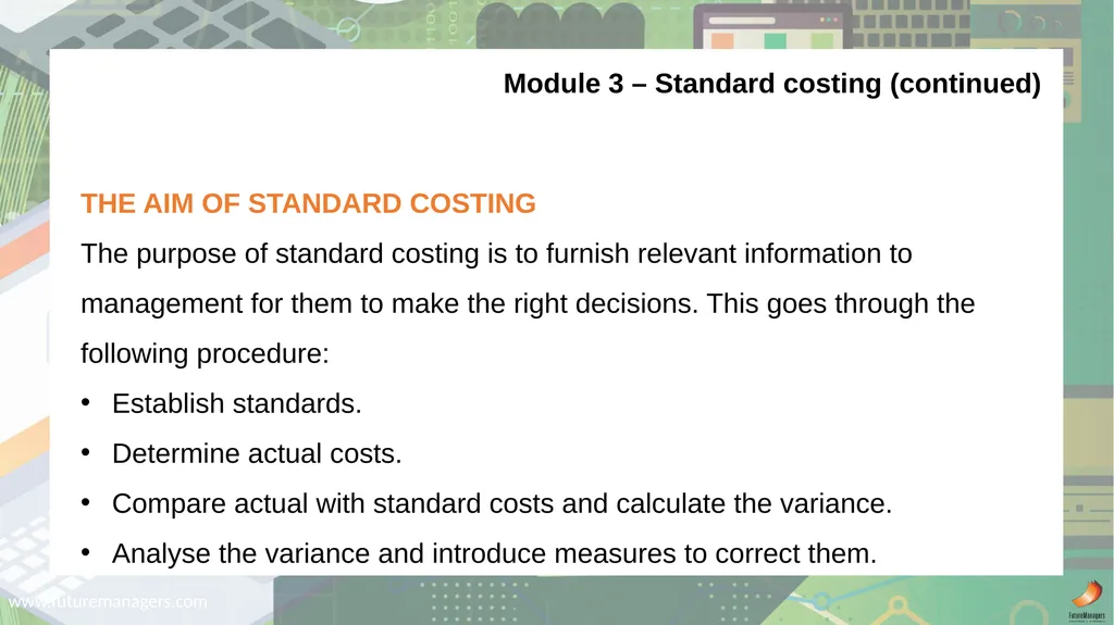 Cost and Management Accounting N6 - slide 17 of 31