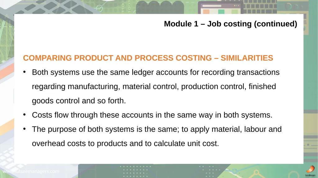 Cost and Management Accounting N6 - slide 8 of 31