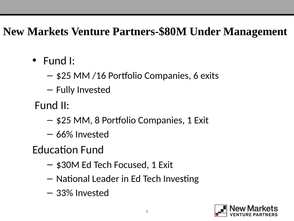 PE / VC Practicum Confidential | Not for - slide 4 of 17