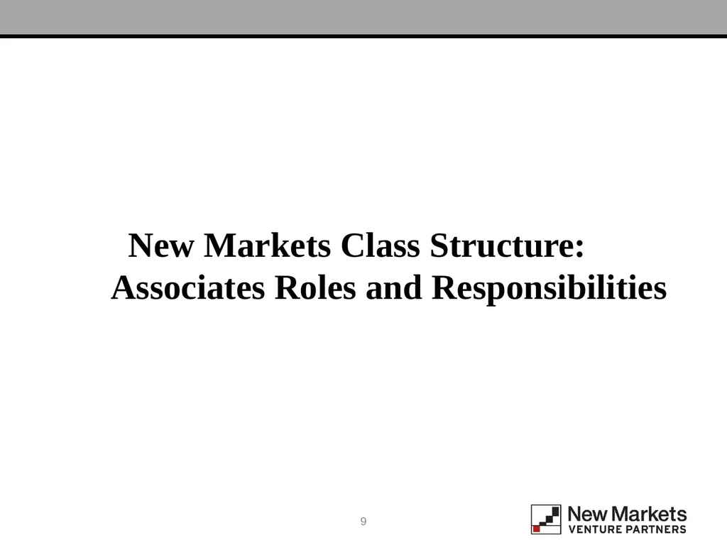 PE / VC Practicum Confidential | Not for - slide 9 of 17