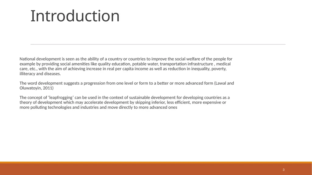 Leapfrogging National Development using Technology - slide 3 of 27