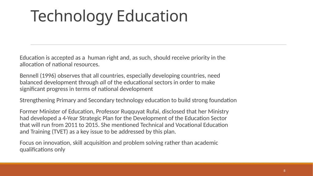 Leapfrogging National Development using Technology - slide 8 of 27