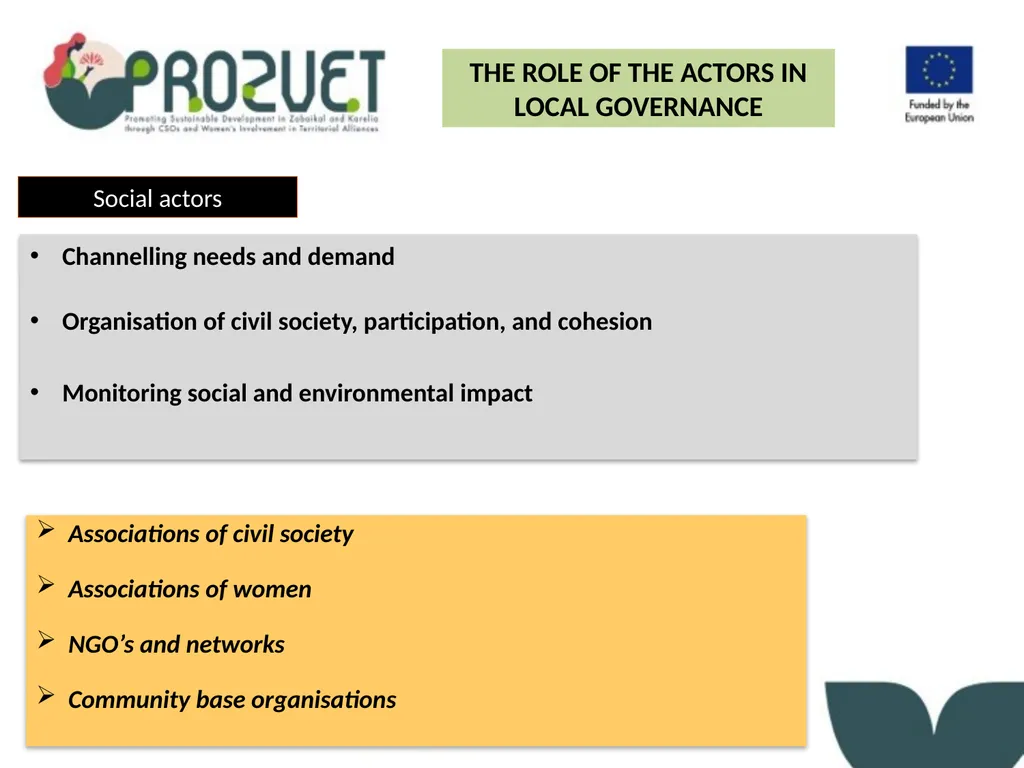 Activity 0.2 - Consortium meetings and workshops - slide 25 of 37