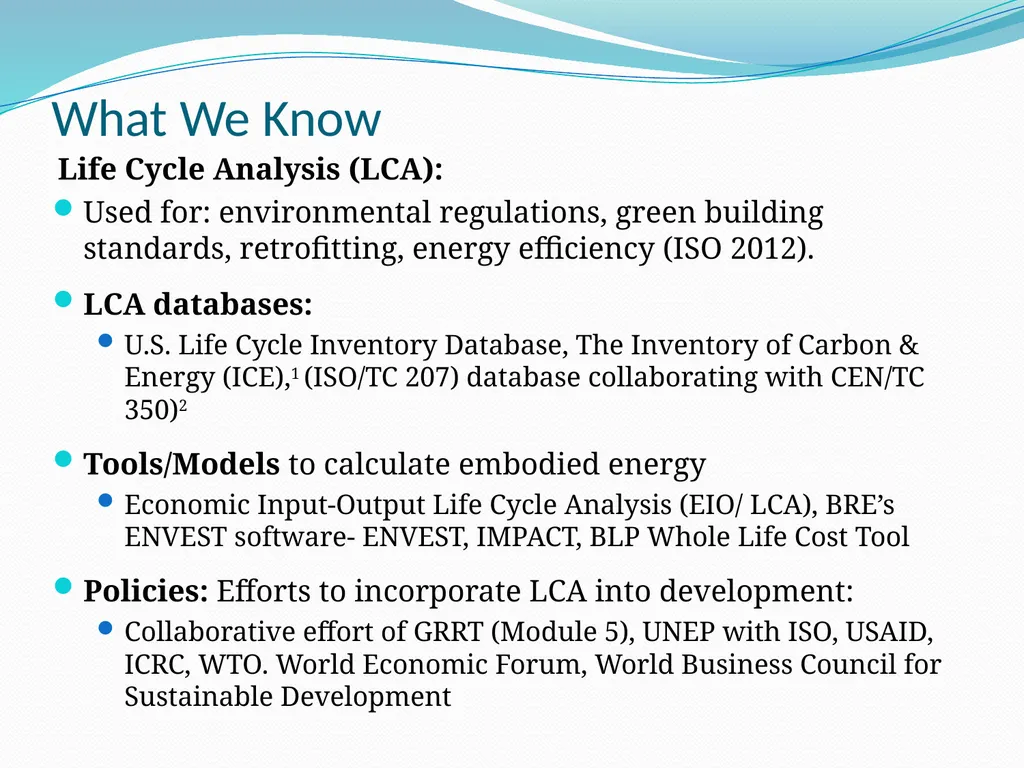 Post Disaster Shelter and Energy Efficiency: A - slide 10 of 14