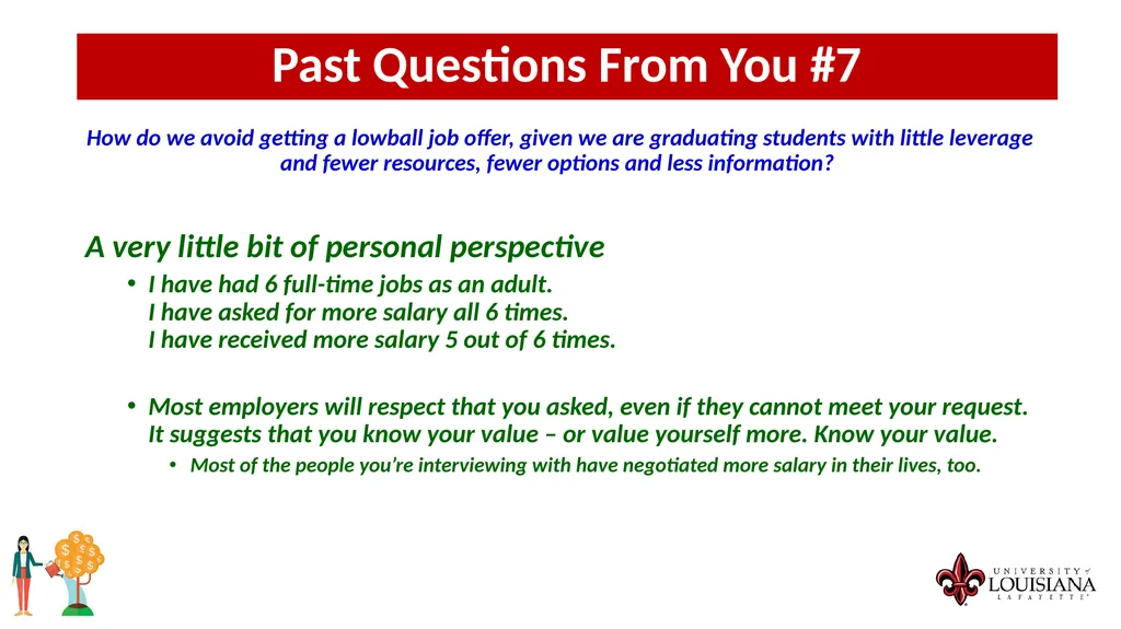 MONEY MATTERS SESSION #9 – CAREER PLANNING - slide 49 of 53
