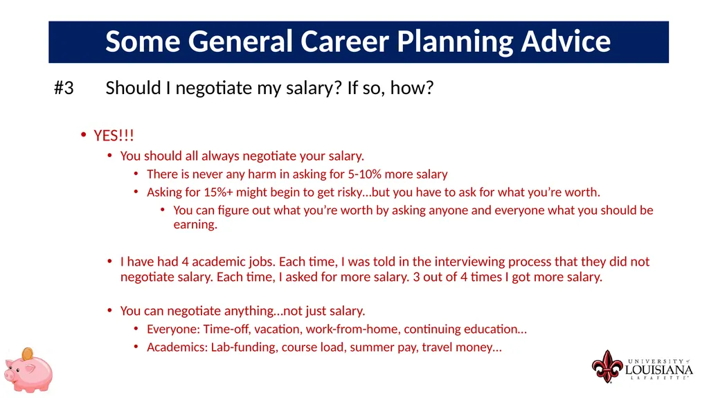 MONEY MATTERS SESSION #9 – CAREER PLANNING - slide 15 of 53