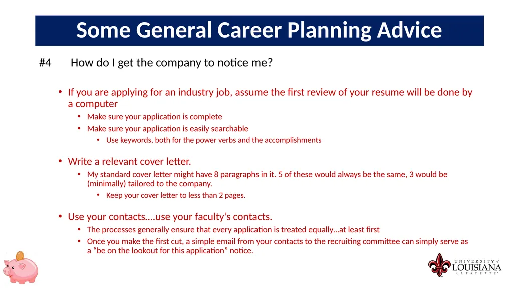 MONEY MATTERS SESSION #9 – CAREER PLANNING - slide 17 of 53