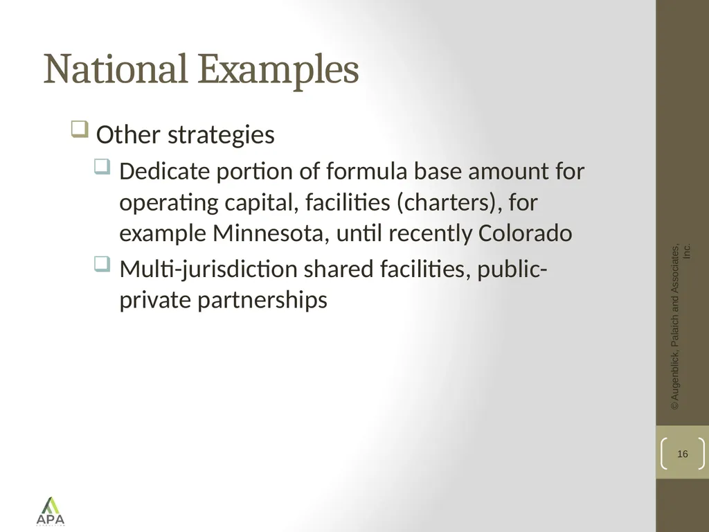 Funding School Capital Improvements: A National - slide 16 of 17