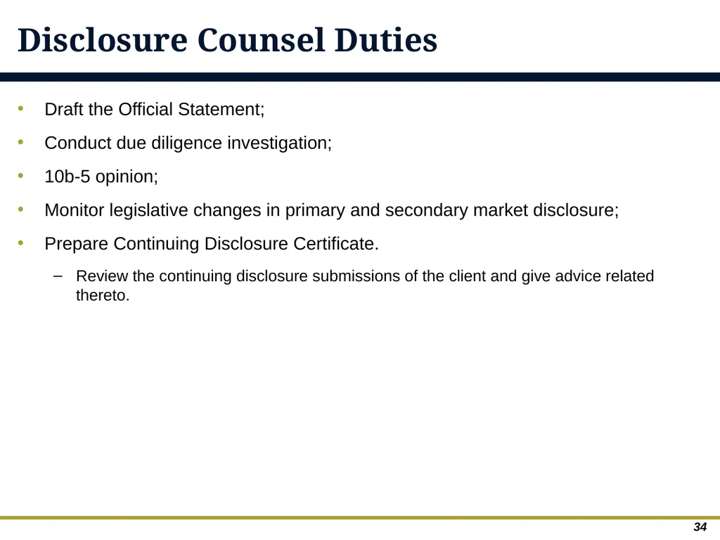 An Overview of Debt Financing for Florida Local - slide 34 of 62
