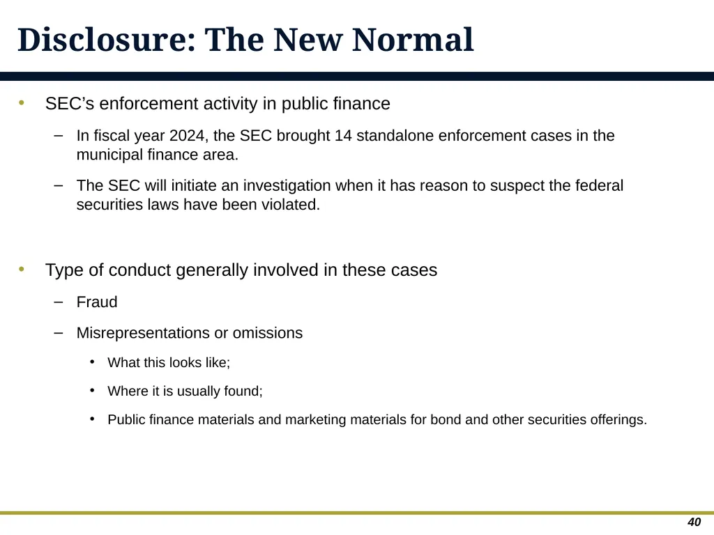 An Overview of Debt Financing for Florida Local - slide 40 of 62