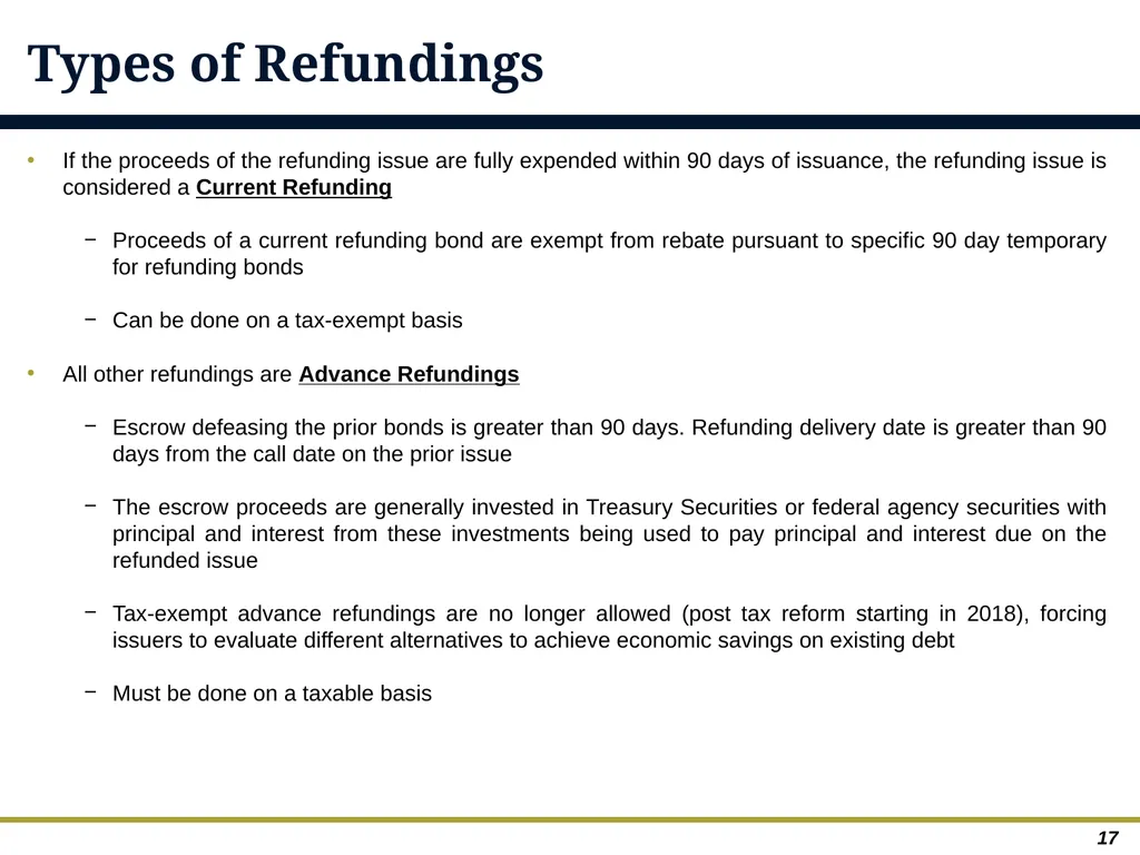 An Overview of Debt Financing for Florida Local - slide 17 of 62